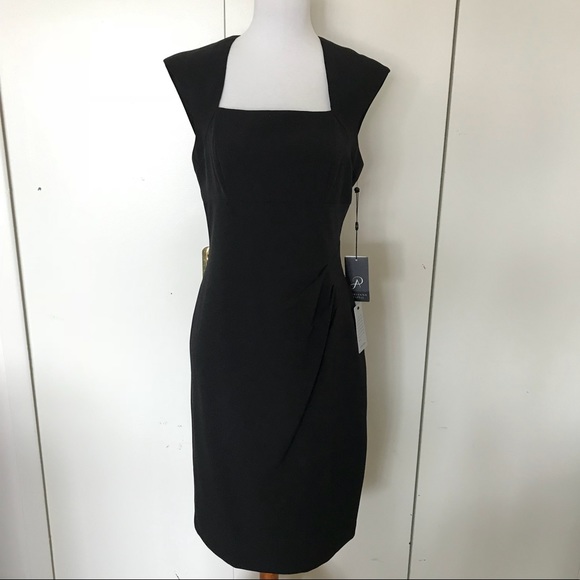 Adrianna Papell Dresses & Skirts - Adrianna Papell cap-sleeve sheath ruched dress NWT